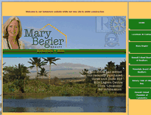 Tablet Screenshot of marybegier.com